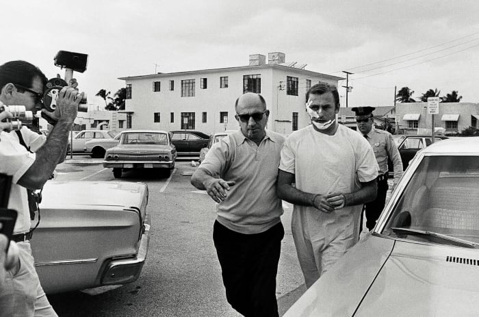 Murphy, apprehended (and injured) trying to rob a Miami Beach socialite in 1968.